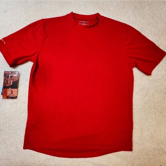 Brooks Running Tech T Shirt NWT Podium SS Bright Red Men's S - Picture 1 of 8